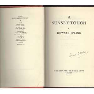  A SUNSET TOUCH HOWARD SPRING Books