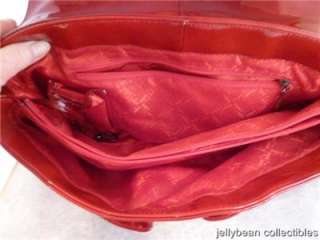 CLAUDIO FERRICI Ruby Slipper Red Handbag with mirror  