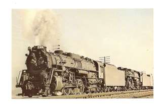 TR100 Nickel Plate 758 & 754 Berks Fostoria Ohio Train Postcard  
