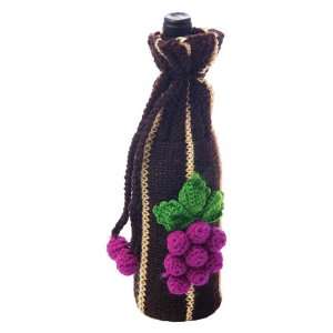  Chunky Grape Sweater Wine Bag   1 Bottle