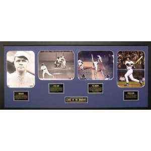 Curse of Bambino Framed Dynasty Collage 