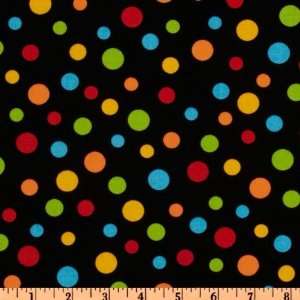  44 Wide Crazy for Dots & Stripes Tossed Dots Black/Multi 
