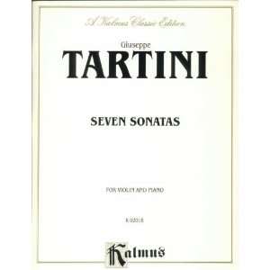  Tartini Seven Sonatas, Violin And Piano Musical 