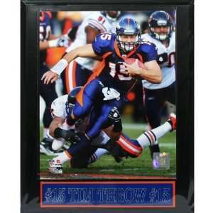  Denver Broncos Tim Tebow #15 Plaque: Sports & Outdoors