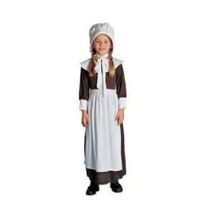  Childs Colonial Girl Costume Size Large (12 14): Toys 
