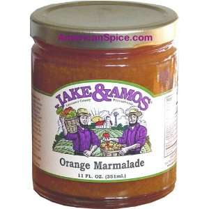Jake & Amos Orange Marmalade, 11 fl oz: Grocery & Gourmet Food