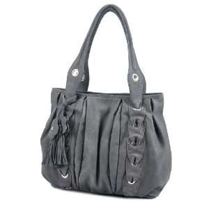  Dark Gray Deyce Sally Quality PU Women Shoulder Bag to Match 