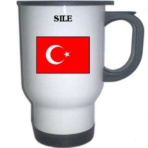  Turkey   SILE White Stainless Steel Mug 