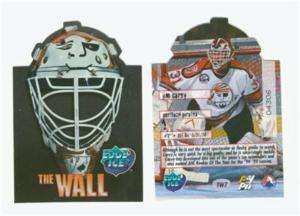 JIM CAREY Edge Ice 95 96 AHL IHL The Wall Goalie Mask  