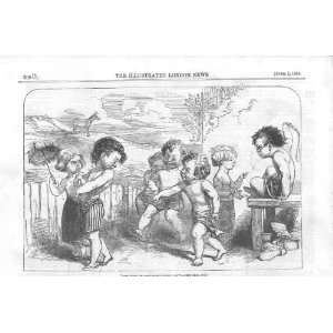  April 1 1854 April Fools Day Antique Print