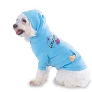 DODGEBALL Chick Hooded (Hoody) T Shirt with pocket for your Dog or Cat 