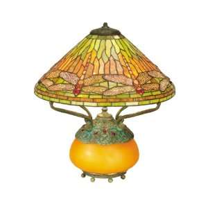  Dale Tiffany Dragonfly Amber Table Lamp