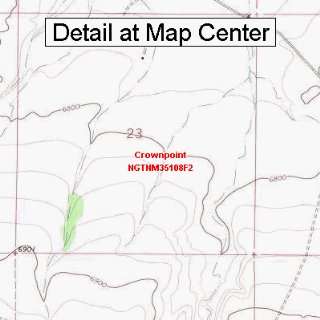  USGS Topographic Quadrangle Map   Crownpoint, New Mexico 