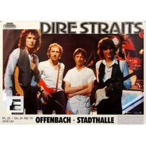  Dire Straits   Communiqué 1979   CONCERT   POSTER from 