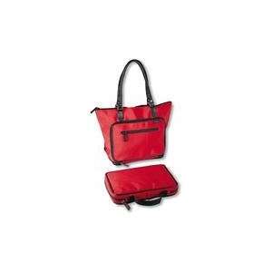  Book & Bible Cover Convertible Tote Red With Purse Handles 