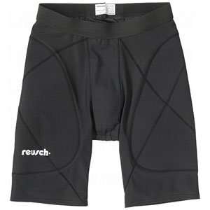 Reusch Mens Padded Compression Shorts Black/X Large 