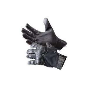   TACTICAL BLACK HARD TIME POLICE SWAT GLOVES POLICE: Sports & Outdoors