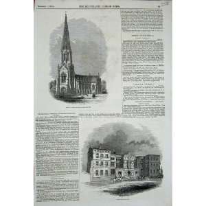  1845 Terra Cotta Church Bolton Bramshill House Print