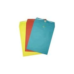  Colorful Catalog Envelopes   Open End   Clasp Fastener (9 