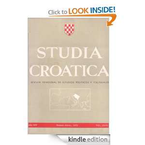 Studia Croatica   números 50 51   1973 (Spanish Edition) Instituto 