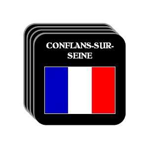  France   CONFLANS SUR SEINE Set of 4 Mini Mousepad 