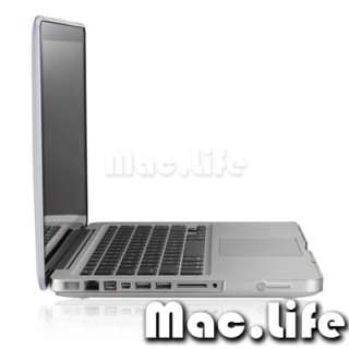 NEW Rubberized CLEAR Hard Case Cover for Apple Macbook PRO 13 13.3 