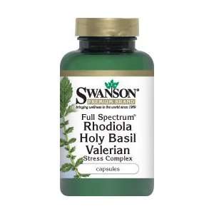  Rhodiola Holy Basil Valerian Stress Complex 225/225/225 mg 