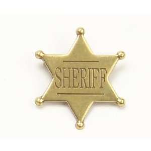  Old West Brass Sheriff Badge Replica