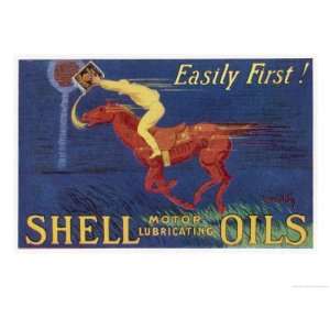  Poster for Shell Lubricating Oils Giclee Poster Print by 