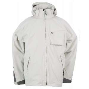 Sessions Mens Flipside Snowboard Jacket (Cool White)   L  
