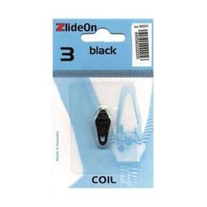  Fix A Zipper ZlideOn Zipper Pull Replacements Coil 3 Black 