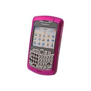 Cellet Hot Pink Flexi Case For BlackBerry Curve 8300 Cell 