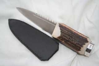 STAG AND STERLING HANDLE CARBON BLADE SHEFFIELD SGIAN DUBH 1931 l@@K 
