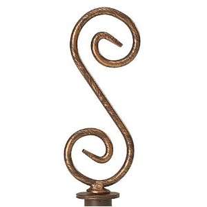  Cobblestone Boutique S Finial With Round Fitting