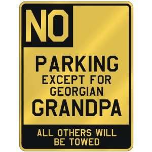   FOR GEORGIAN GRANDPA  PARKING SIGN COUNTRY GEORGIA