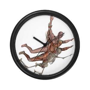  Muscles, Bones and Skin Funny Wall Clock by  