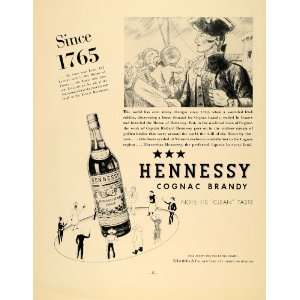   Hennessy Cognac Brandy Liqueur   Original Print Ad: Home & Kitchen