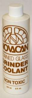 Novacan Grinder Coolant for Stained Glass Grinders 8 oz  