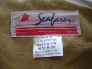 Vintage 60s Seafarer Sailor Shirt  Jacket Size M 38  