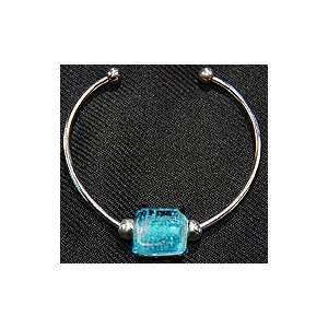  Cremation Jewelry: Fire and Ice, Turquoise Cremation Bead 