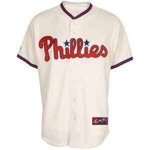   Phillies Replica Ivory Alternate Custom Jersey   Custom Player Sports