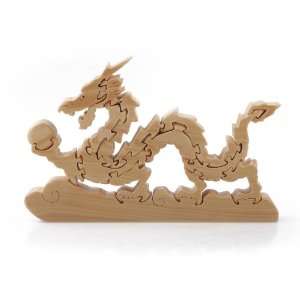 The Dragon~Bali Wooden Jigsaw Puzzle~Piece Of Art 