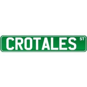  New  Crotales St .  Street Sign Instruments Kitchen 