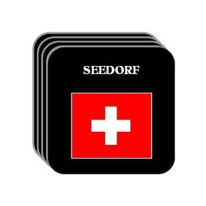  Switzerland   SEEDORF Set of 4 Mini Mousepad Coasters 