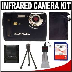 Bell & Howell S7 Slim Digital Camera with Infrared Night Vision (Black 