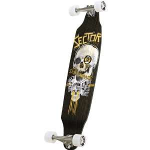 Sector 9 Carbon Free Decline Complete Skateboard   Yellow / 40.5 L x 