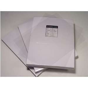  Crystal Clear Covers (Size9 X 11 Square Corner Color 