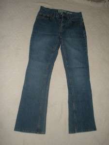OLD NAVY blue jeans size 2 boot cut stretch low waist  