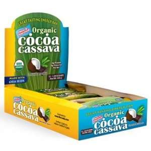 Dr Mercola Organic Cocoa Cassava 12 Energy Bars Chocolate & Coconut (1 
