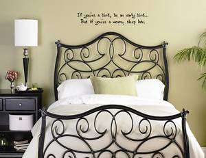 IF YOURE A BIRD Vinyl wall quotes lettering sayings  